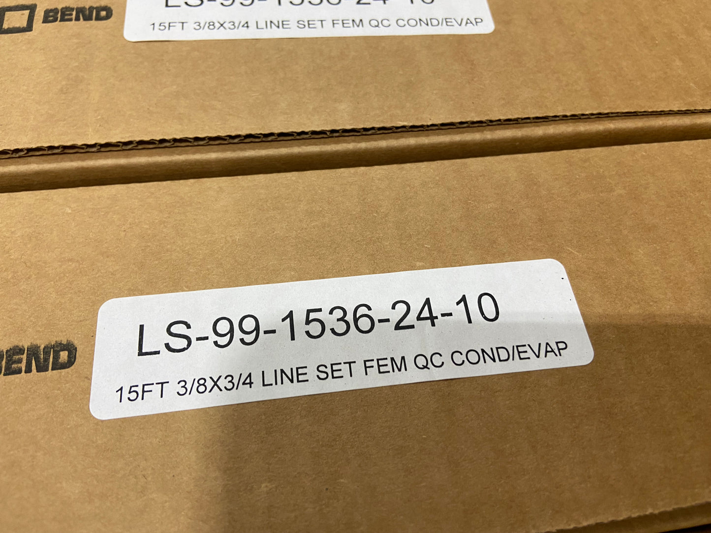 3/8" X 3/4" X 15' QUICK CONNECT LINESET PRECHARGED R-410A(10 OZ) WITH 3/8" INSULATION