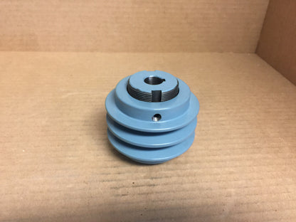 3" SHEAVE (PULLEY); 3/4" BORE, 2 GROOVES