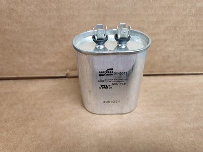 40 UF X 370 V OVAL RUN CAPACITOR