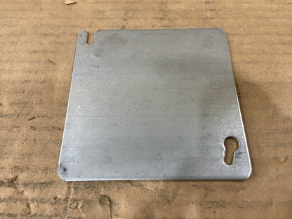 4" SQUARE ELECTRICAL BOX COVER FLAT, SOLD AS BOX OF 50