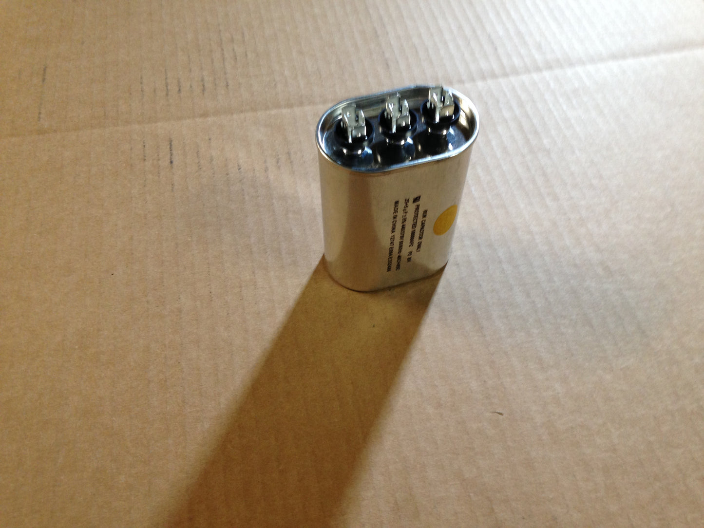 25+5uF X 440/370V OVAL DUAL RUN CAPACITOR, 50-60