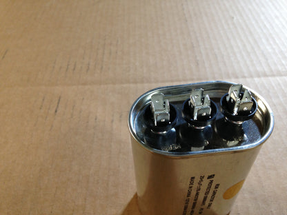 25+5uF X 440/370V OVAL DUAL RUN CAPACITOR, 50-60