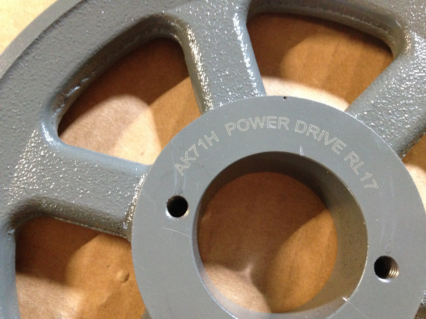 7" DIA. SINGLE GROOVE PULLEY