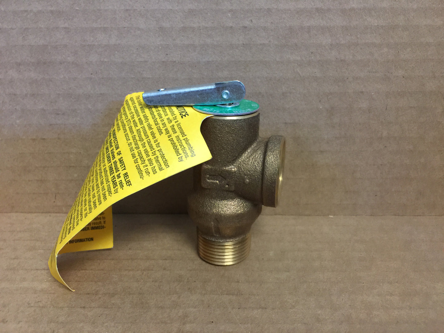 VALVE; PRESSURE RELIEF,  3/4"