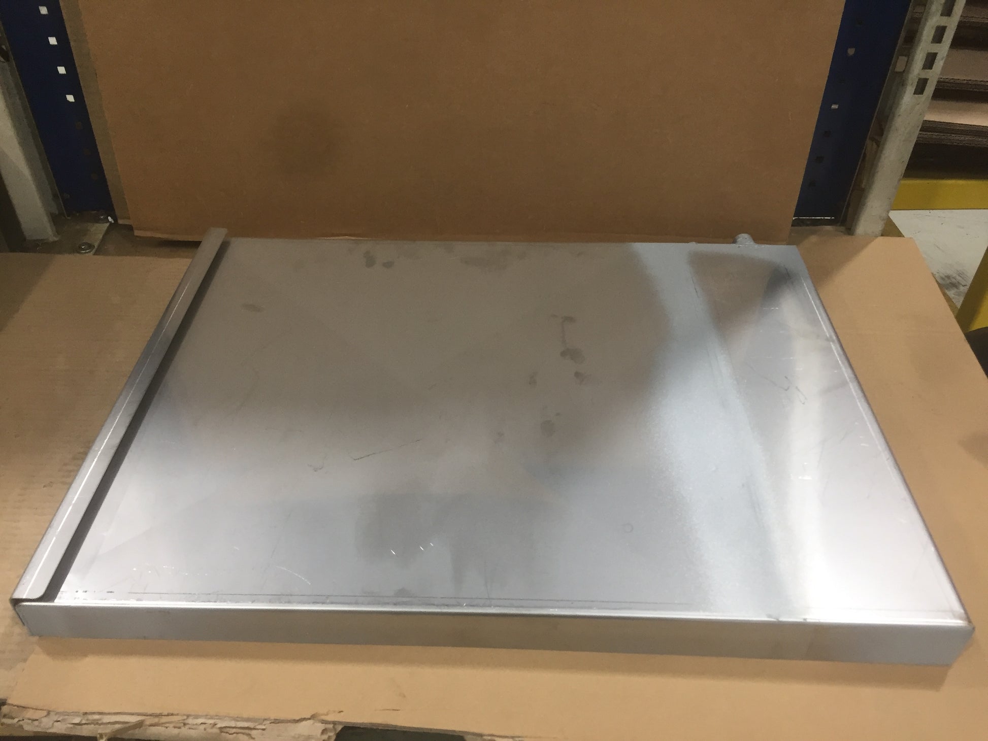 HORIZONTAL LEFT STAINLESS STEEL DRAIN PAN