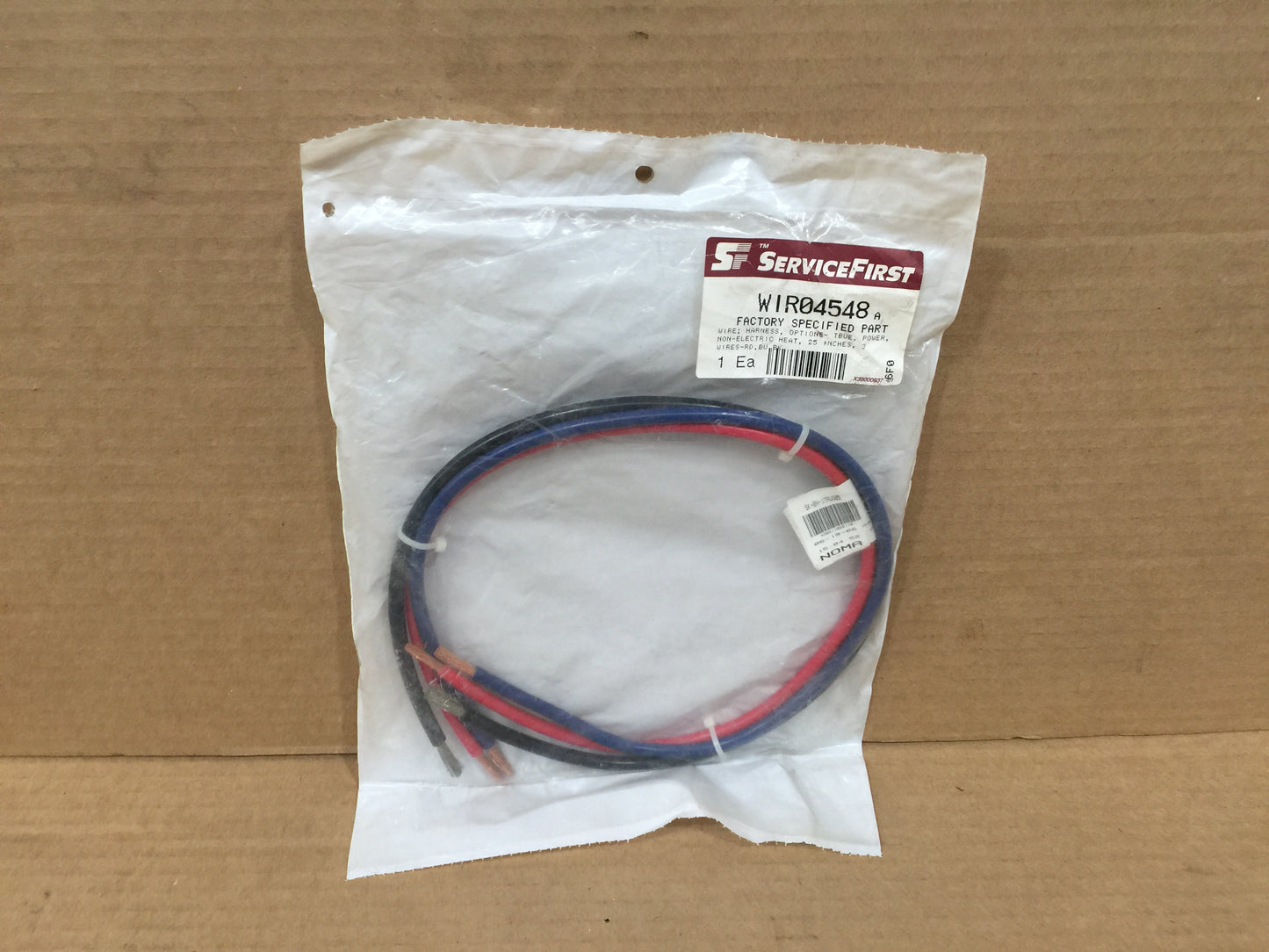 WIRE; HARNESS, OPTIONS-TBUE, POWER, NON-ELECTRIC HEAT