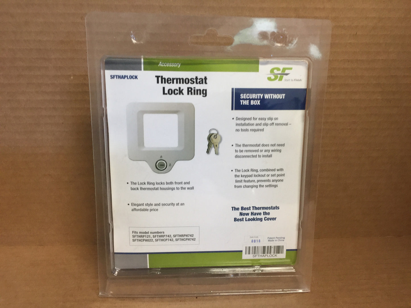 THERMOSTAT LOCK RING COVER