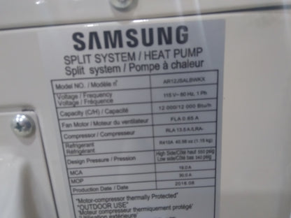 12,000 BTU "NOVUS" SERIES SINGLE ZONE OUTDOOR MINI-SPLIT HEAT PUMP 115/60/1 20 SEER R-410A