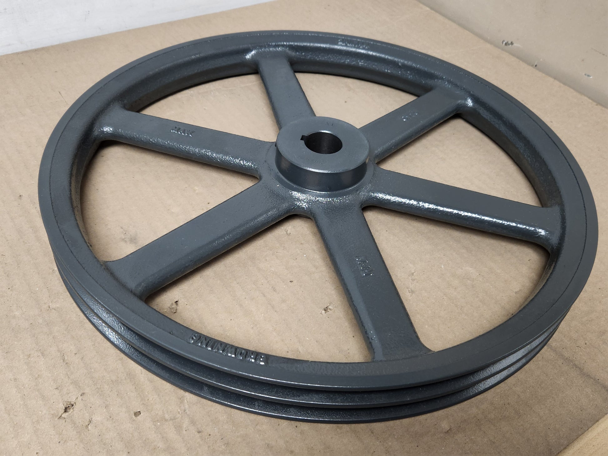 14" DIA PULLEY 2 GROOVE 