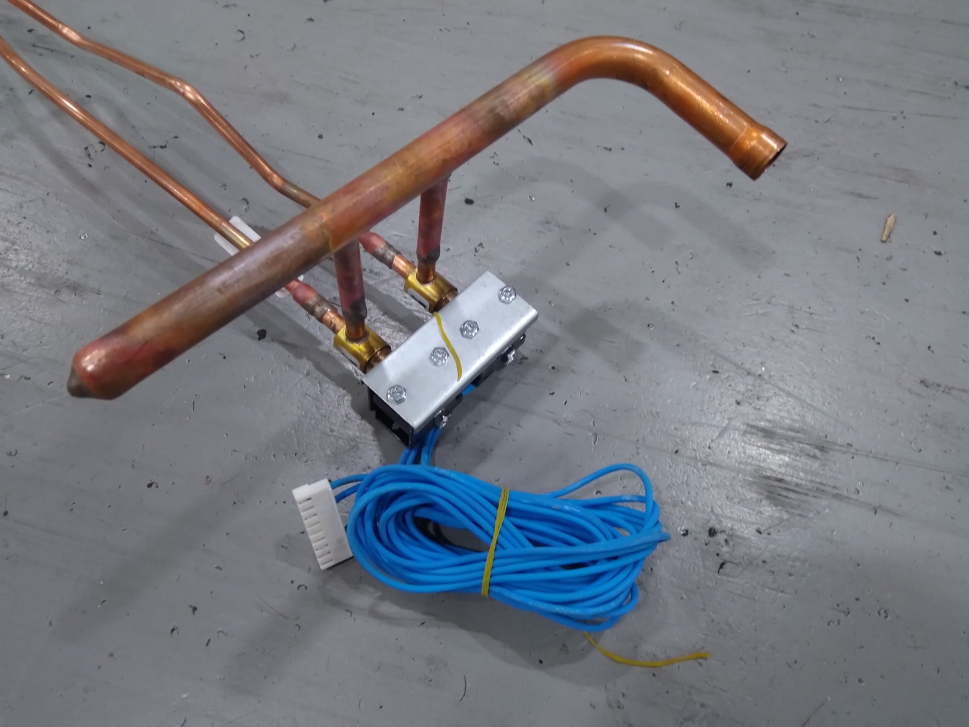 VAPOR INJECTION TUBE ASSEMBLY WITH 24V SOLENOID COIL