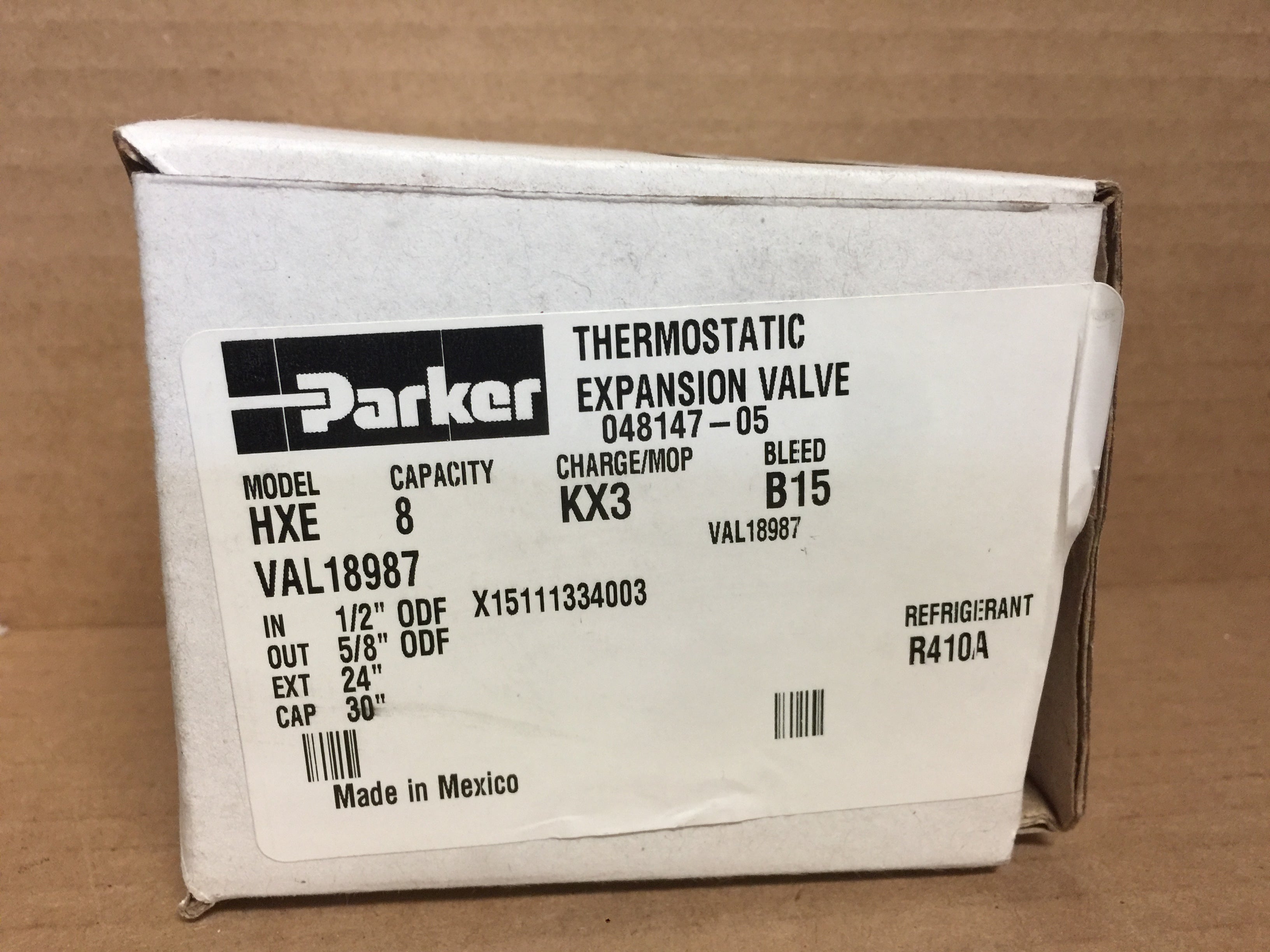 Thermostatic Expansion Valve; R-410A – Surplus City
