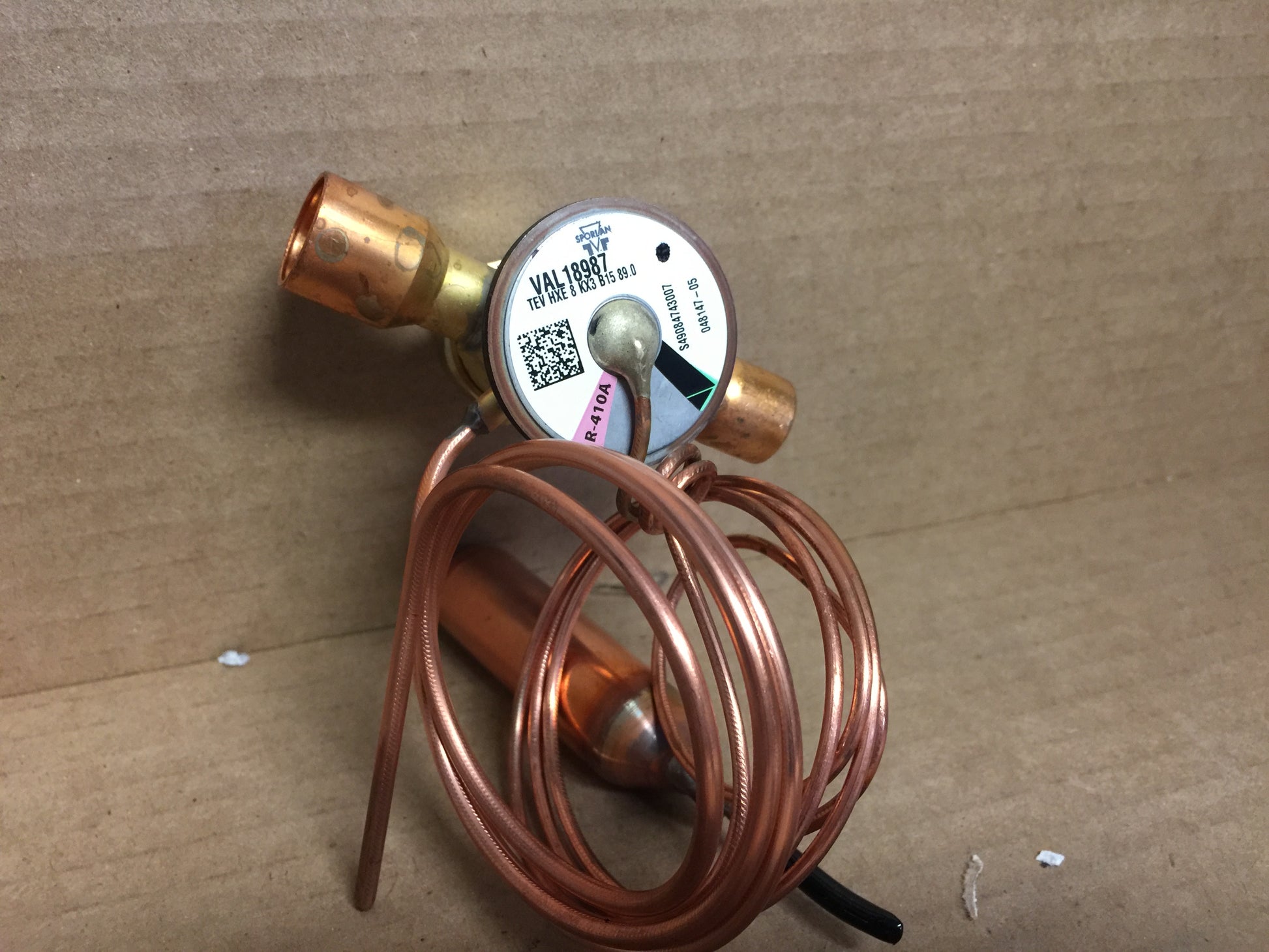 THERMOSTATIC EXPANSION VALVE; R-410A