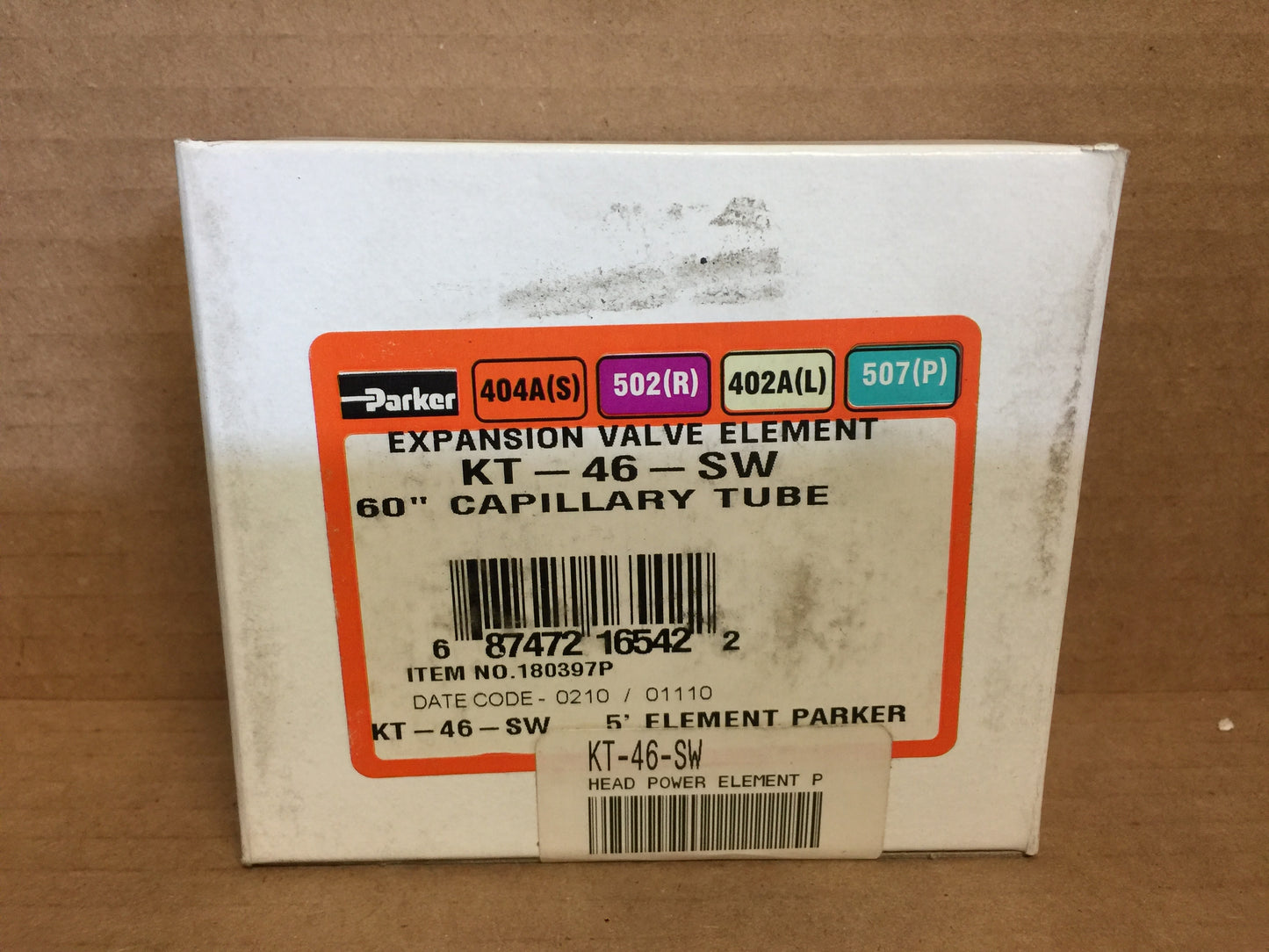 HEAD POWER EXPANSION VALVE ELEMENT; FOR C VALVE BENCH; FOR R-502, R-404 AND R-507