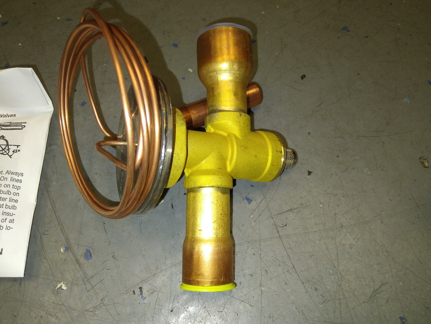 THERMOSTATIC EXPANSION VALVE 17 TON R134A