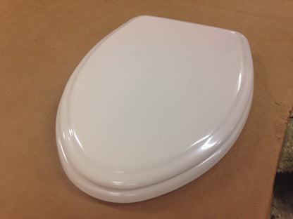 TOWN SQUARE ELONGATED TOILET SEAT, COLOR:BONE