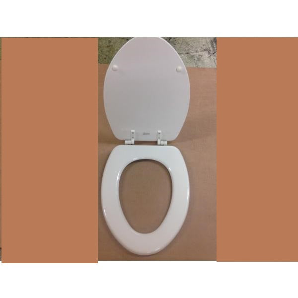 TOWN SQUARE ELONGATED TOILET SEAT, COLOR:BONE