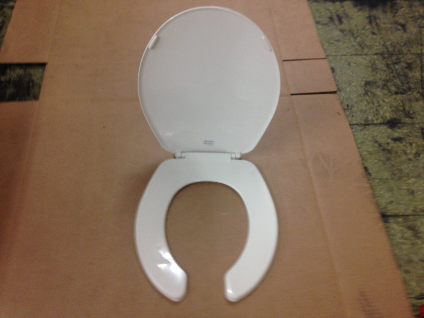 OPEN TOILET SEAT W/COVER, COLOR:BONE