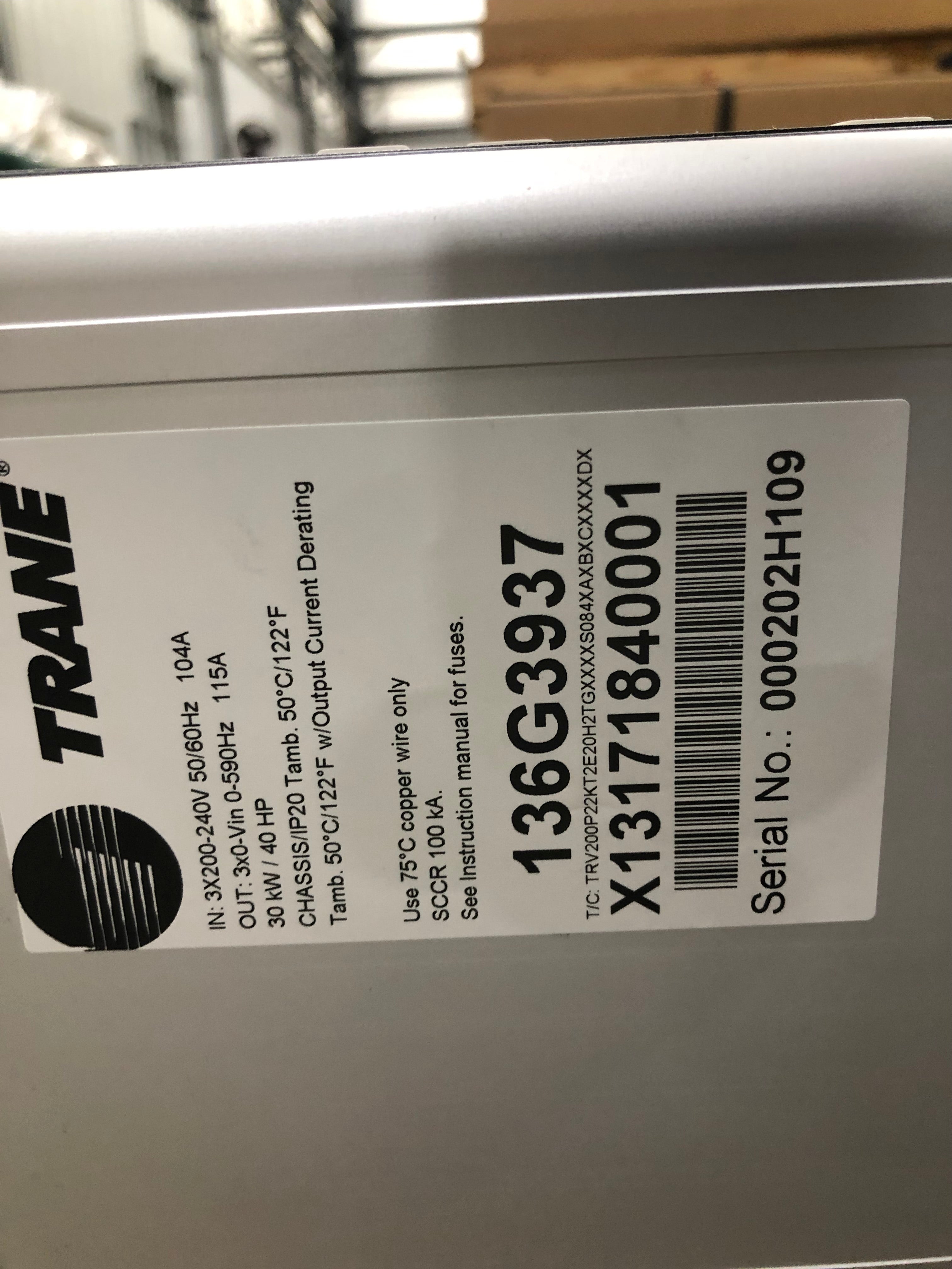 TR200 Series Variable Frequency Drive 200-240/50-60/3 – Surplus City