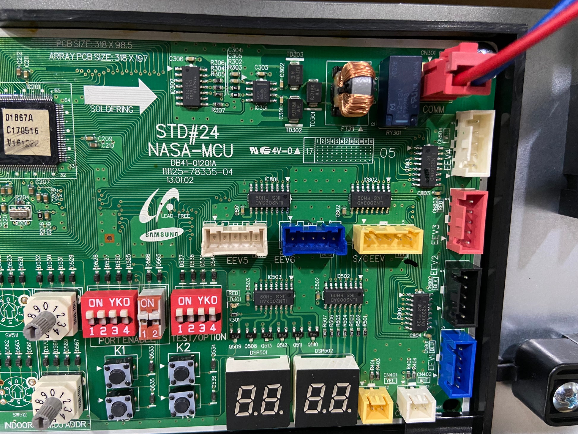 COMPLETE CONTROL PANEL FOR MCU-2,4,6 PORT