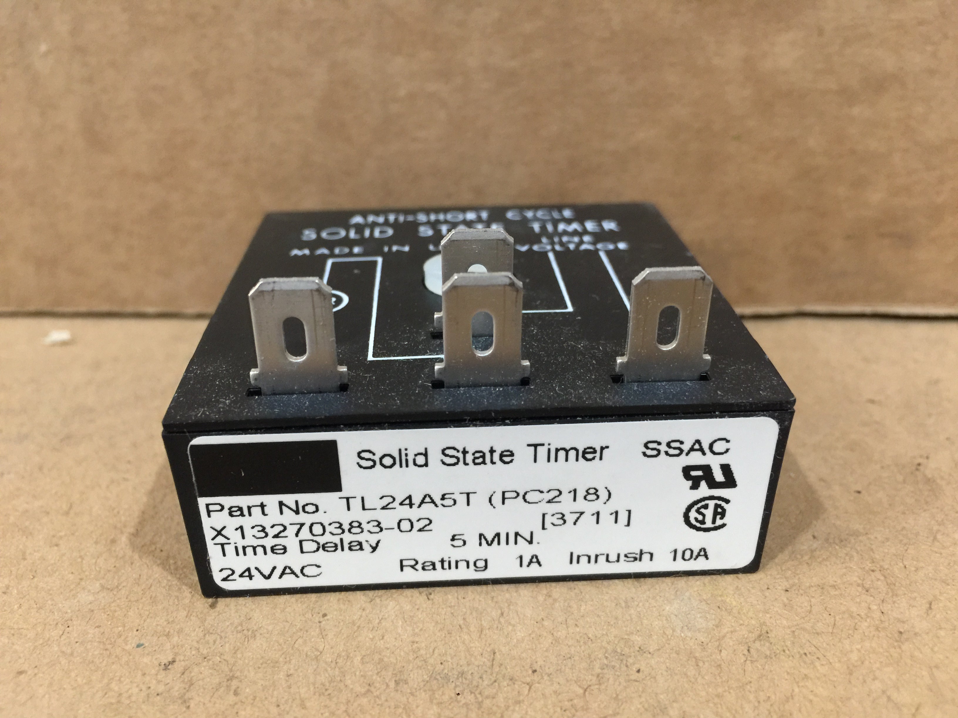 Relay; Time Delay, Anti Short Cycle Timer, 24 VAC – Surplus City