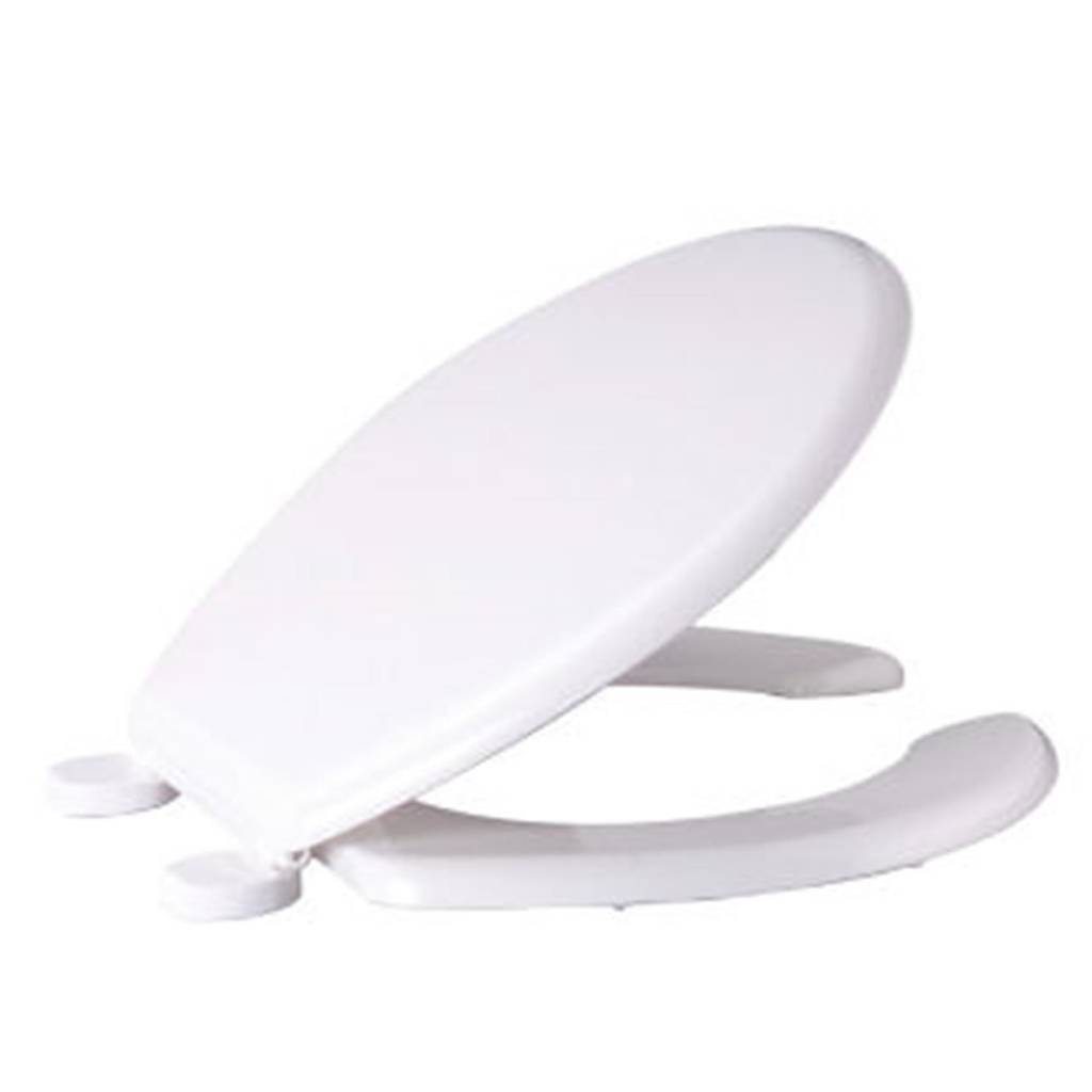 OPEN TOILET SEAT W/COVER, COLOR:BONE