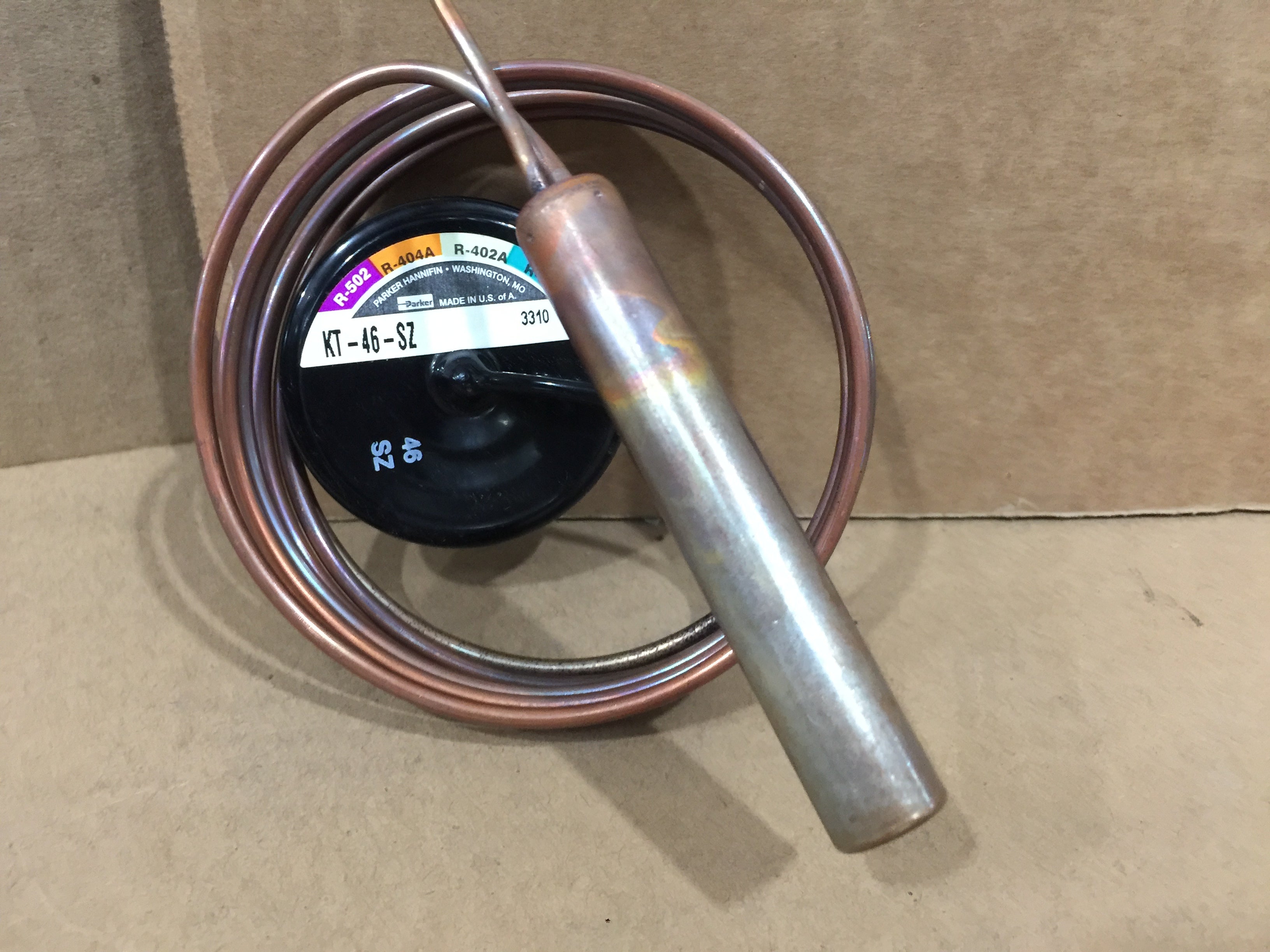 Expansion Valve Head Power Element; Use with R-502,R404A,R402A and