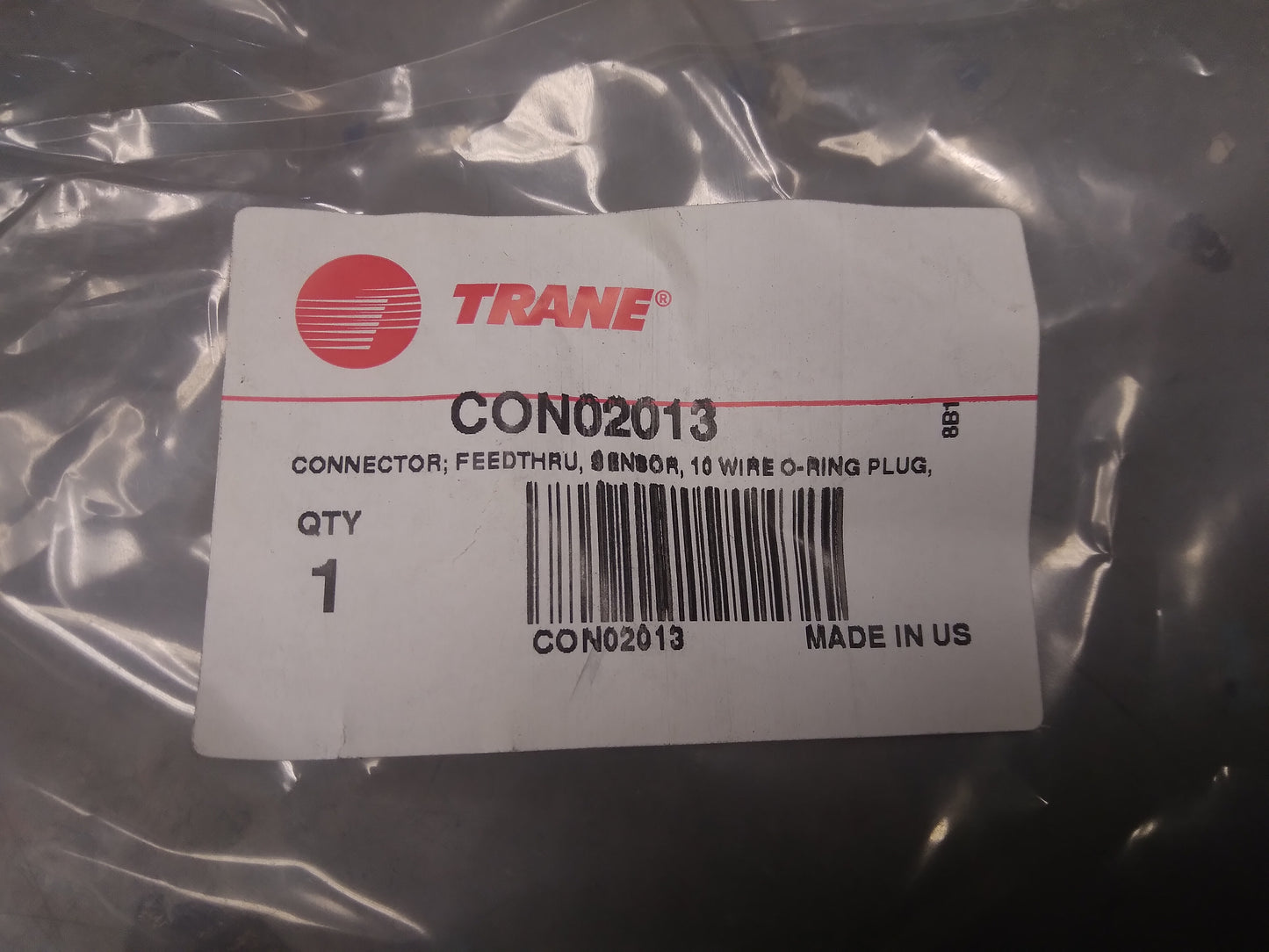 CONNECTOR, FEEDTHRU, SENSOR 10 WIRE 