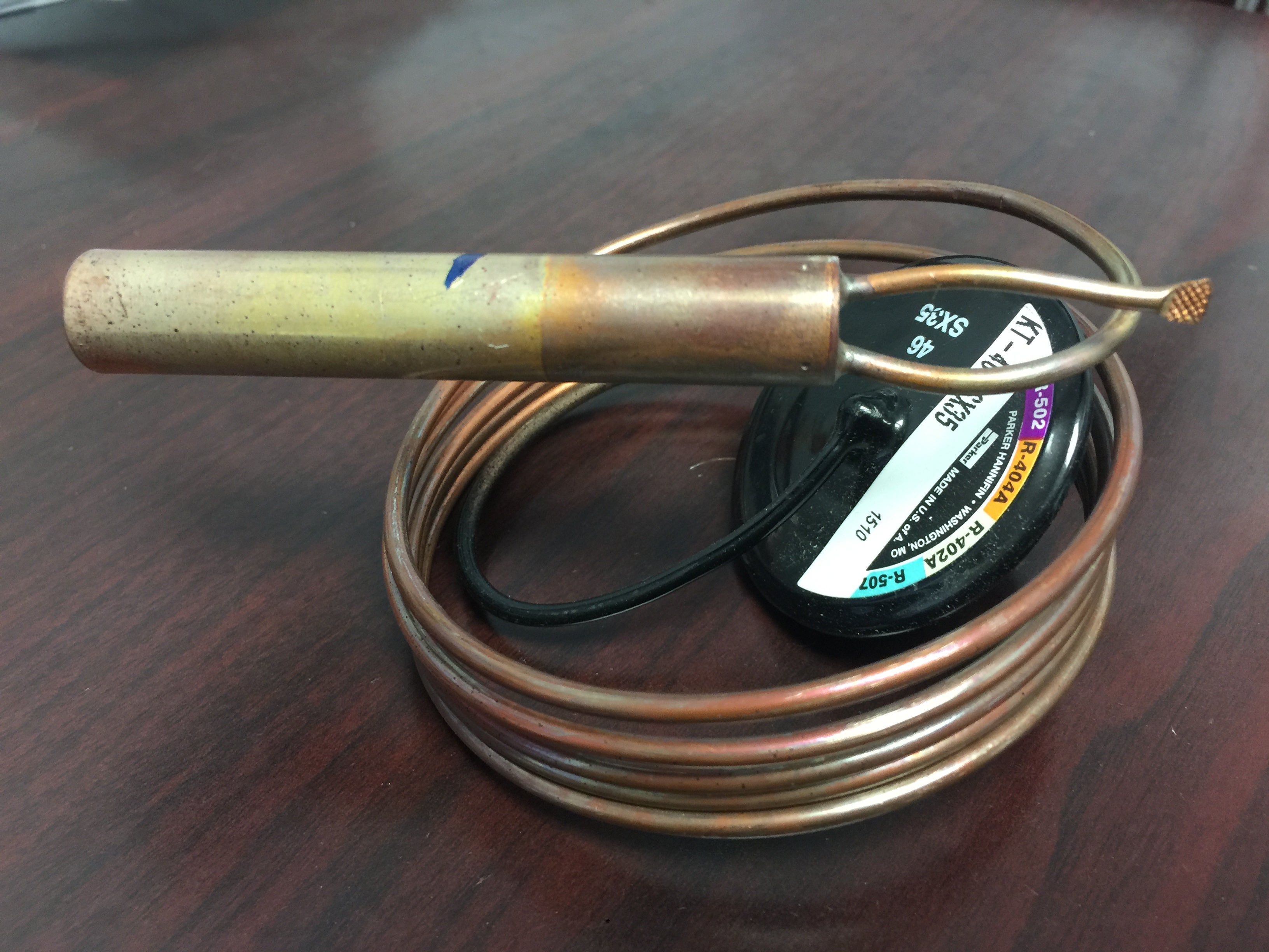 Valve; Thermostatic Expansion Head Power Element, R-502, R-404A, R