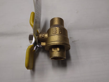 1/2" X 1/2" ODF 2 WAY BALL VALVE 600 CWP