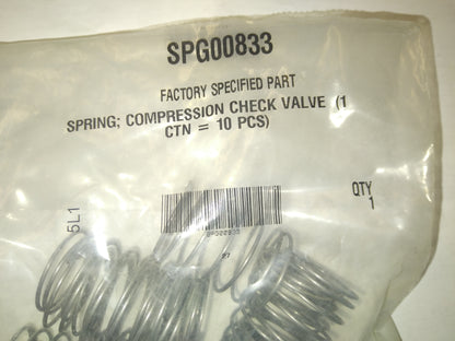 COMPRESSION CHECK VALVE SPRING (10 PER BAG)