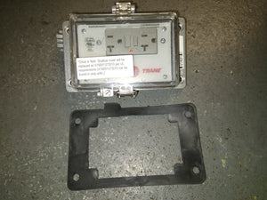GFCI OUTLET ASSELBLY FOR VARIOUS TRANE PACKAGED UNITS 120V 60 HZ 15A MAX