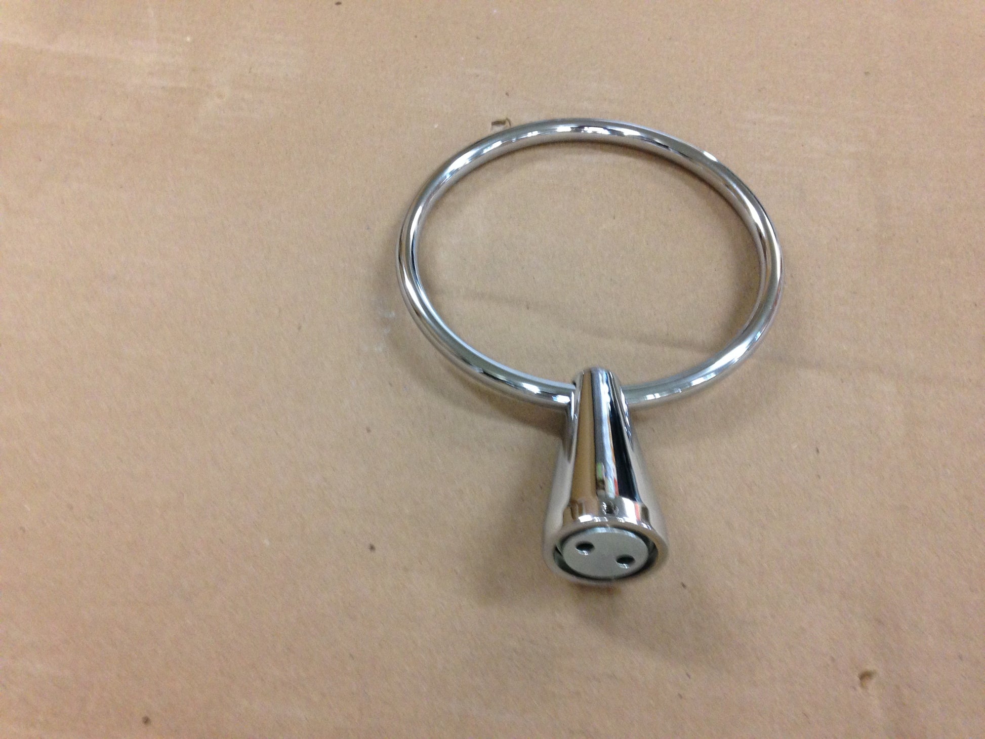 "TERRA" TOWEL RING, COLOR:CHROME