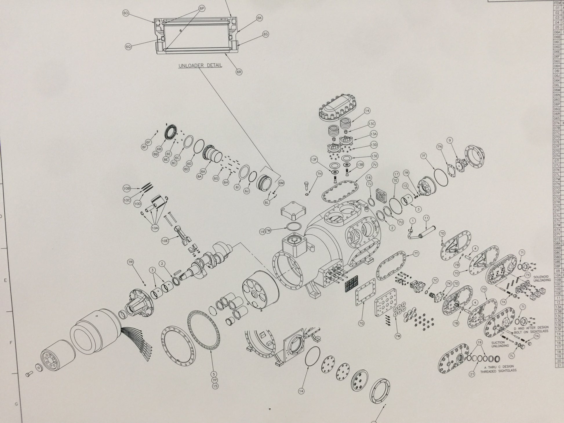 KIT; E6 COMPLETE OVERHAUL COMPRESSOR KIT