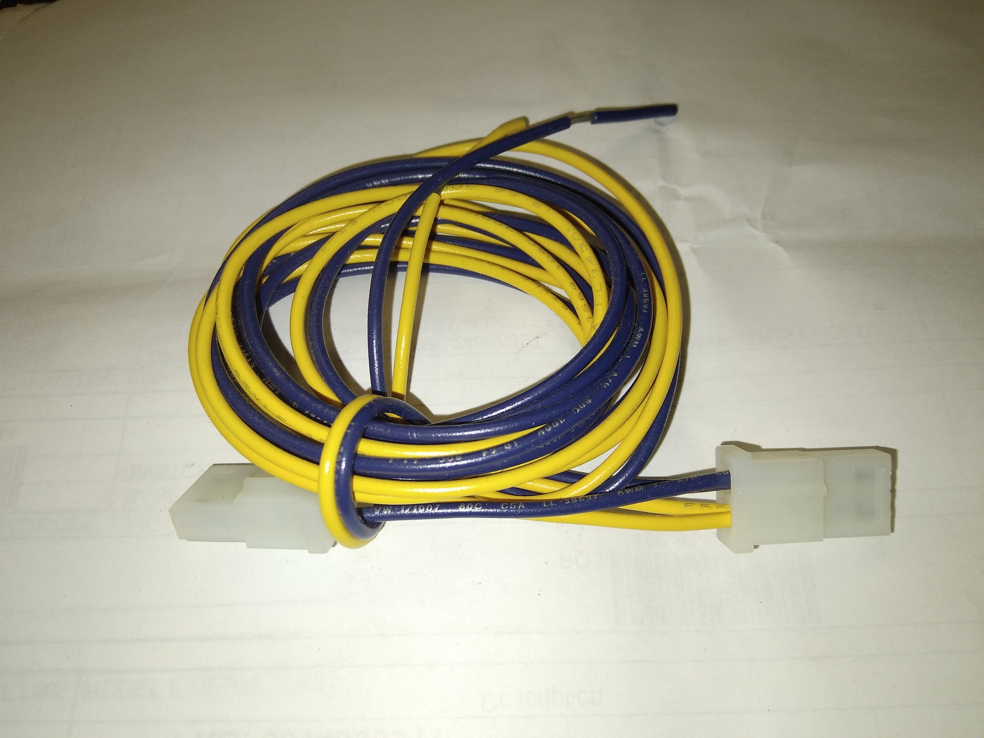 CABLE; 24 VAC EXTENDER WITH 2 POSITION MOLEX PLUG