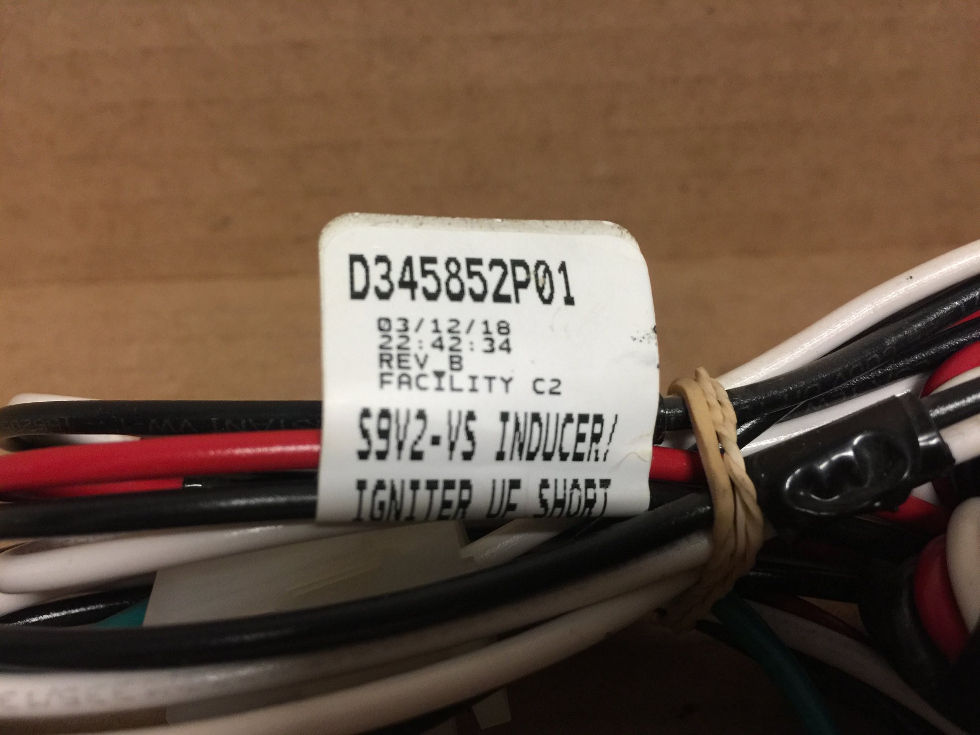 S9V2-VS INDUCER/IGNITER UF SHORT WIRING HARNESS