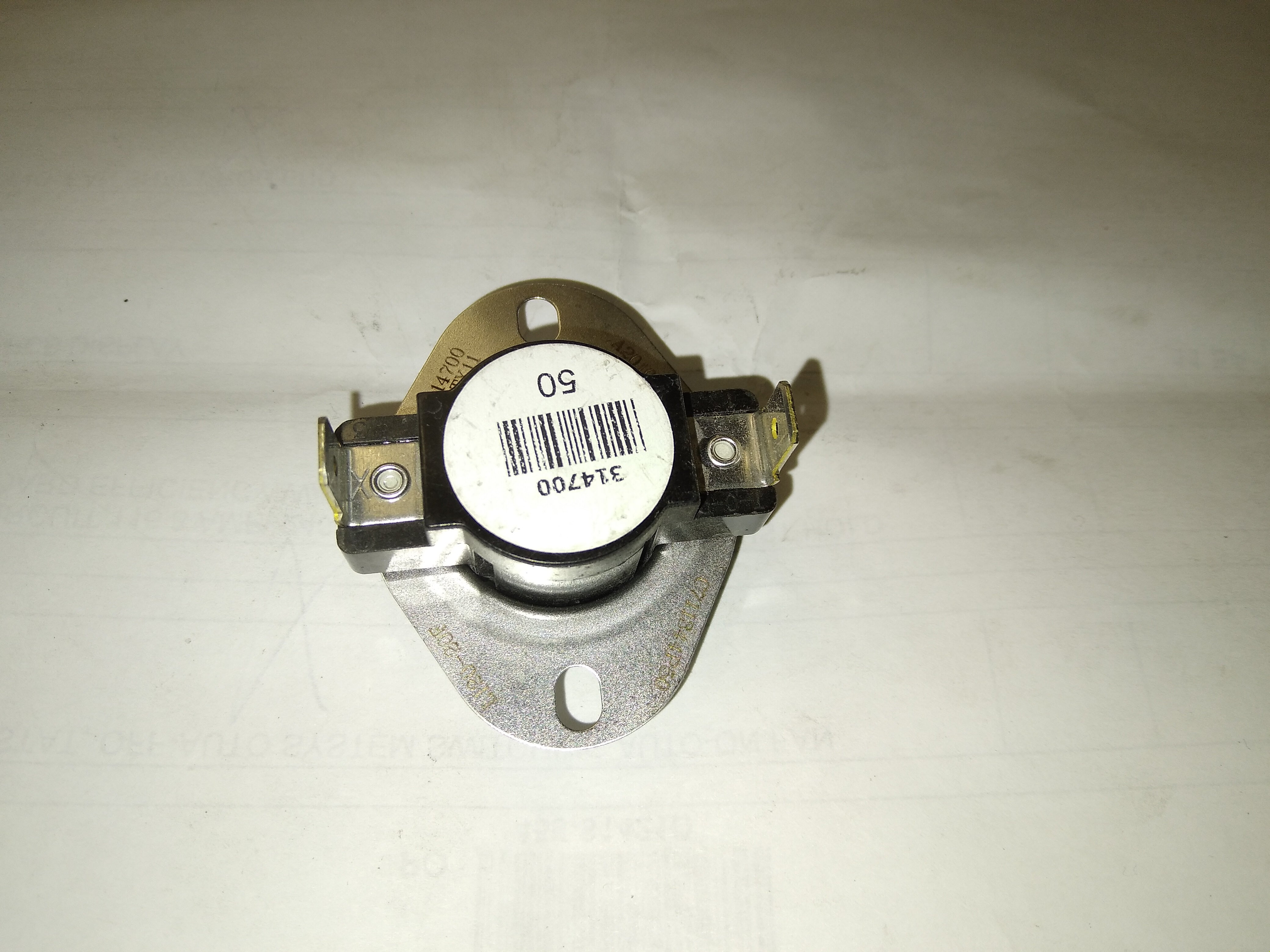 Snap Disc Limit Switch L120-20F, 120F Open, 100F Closed – Surplus City