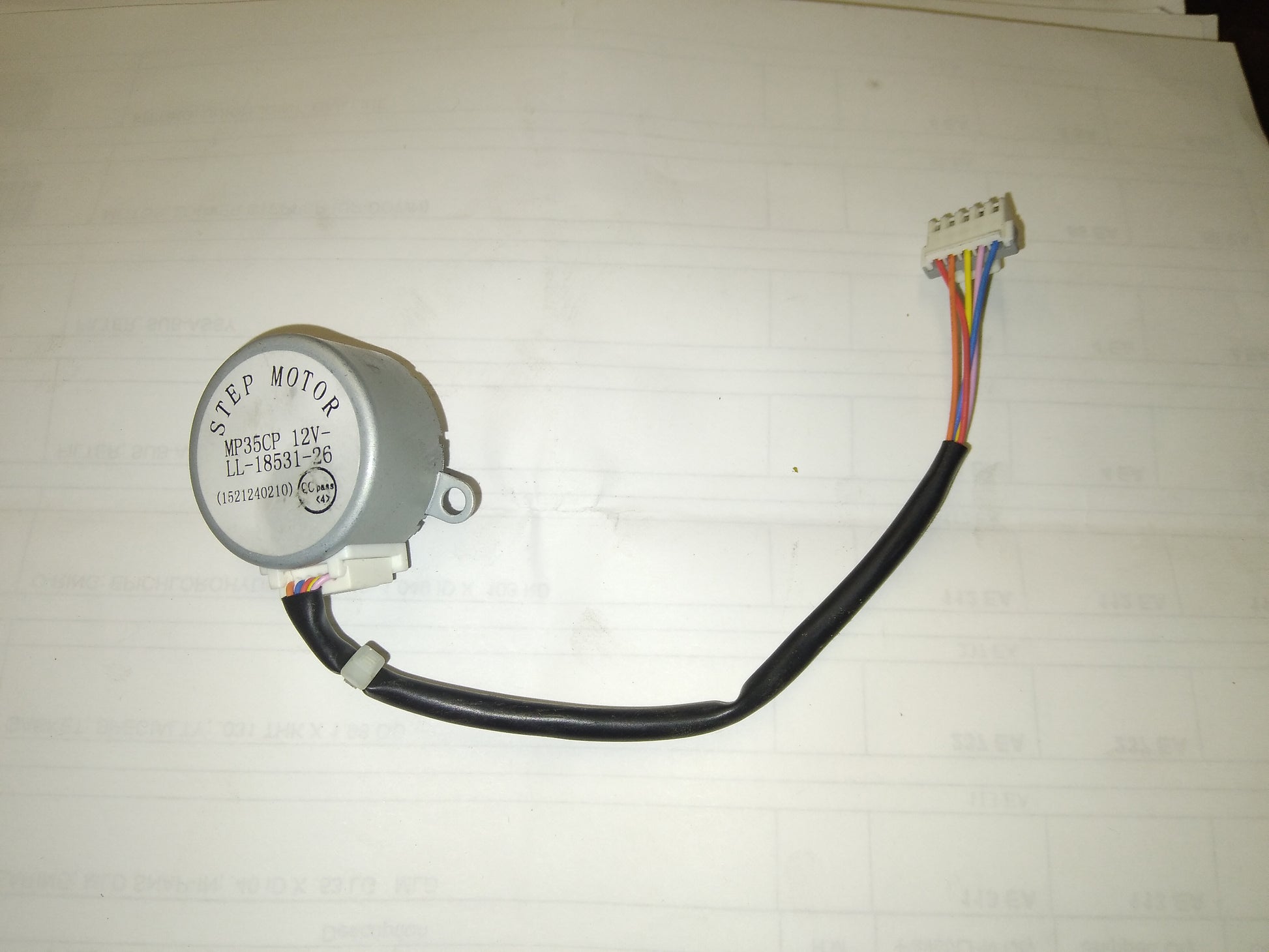 12V ELECTRIC STEP MOTOR 50/60 HZ 