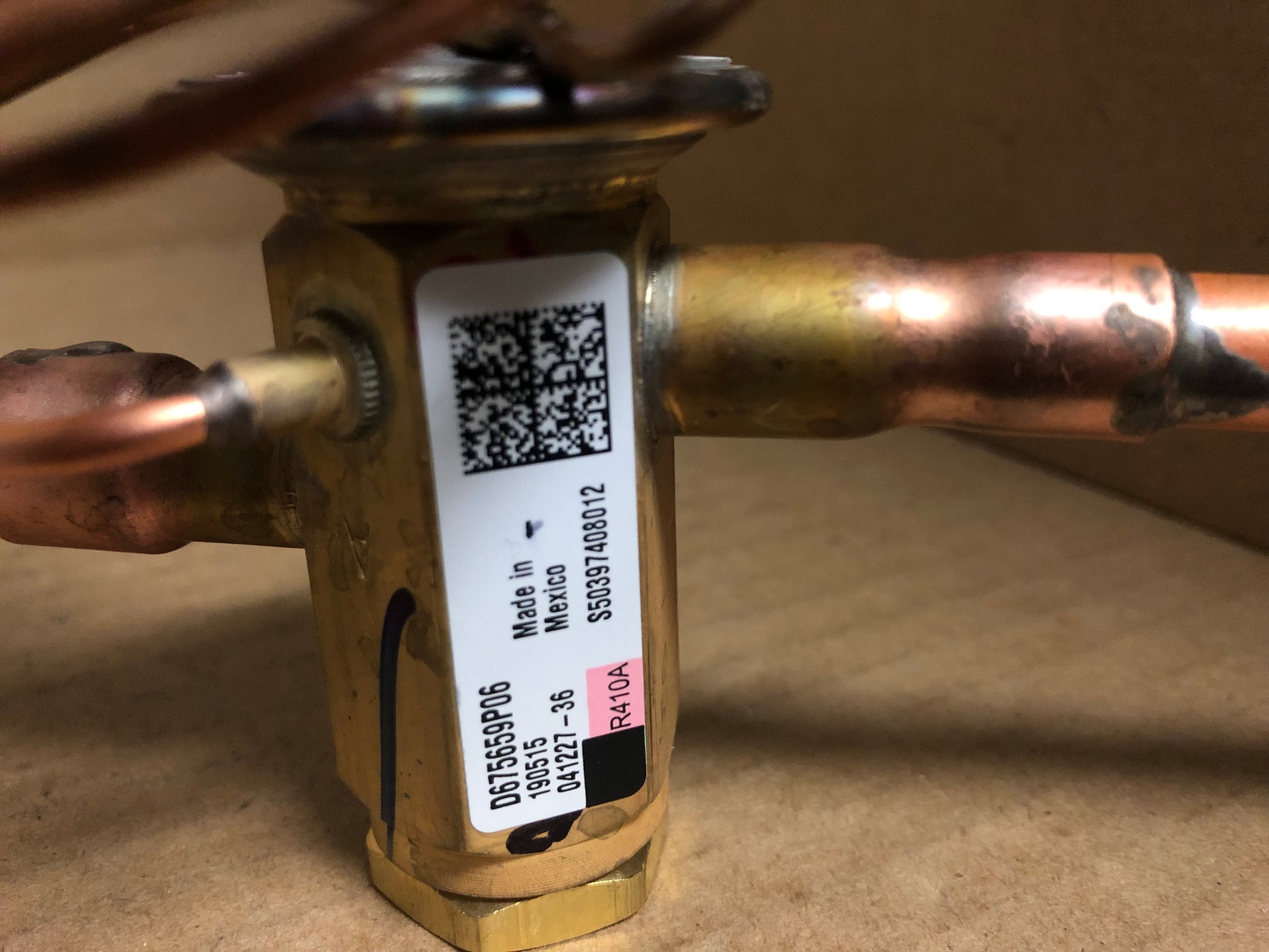 THERMOSTAT EXPANSION VALVE; R-410A, CONTROL ASM-HP FLOW