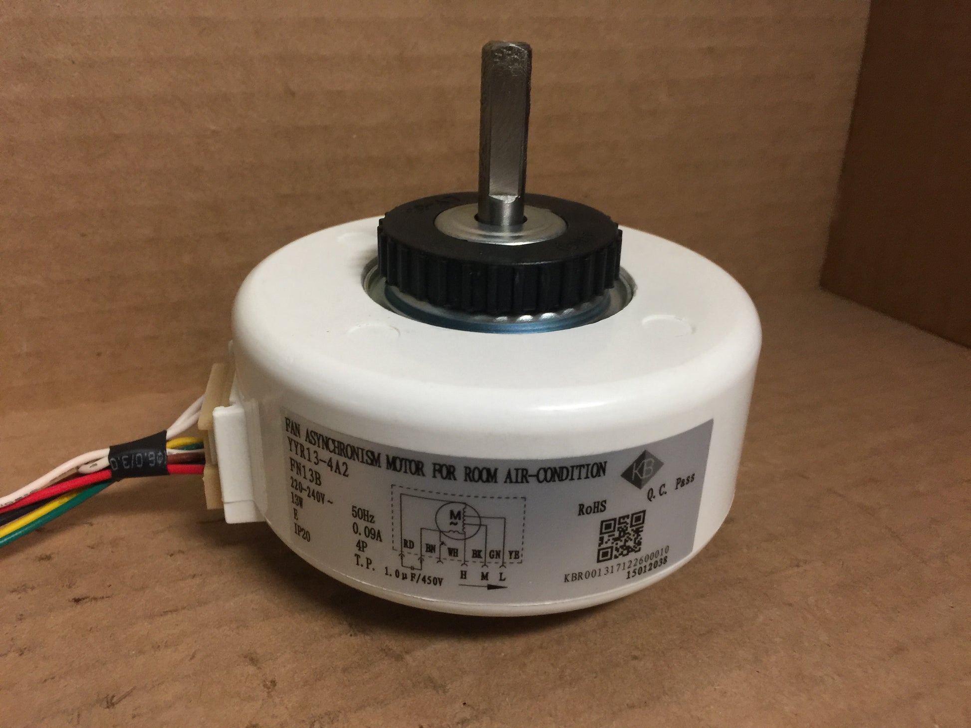 MOTOR, FN13B, FAN MOTOR, 230V, 50 HZ, 13W, AC