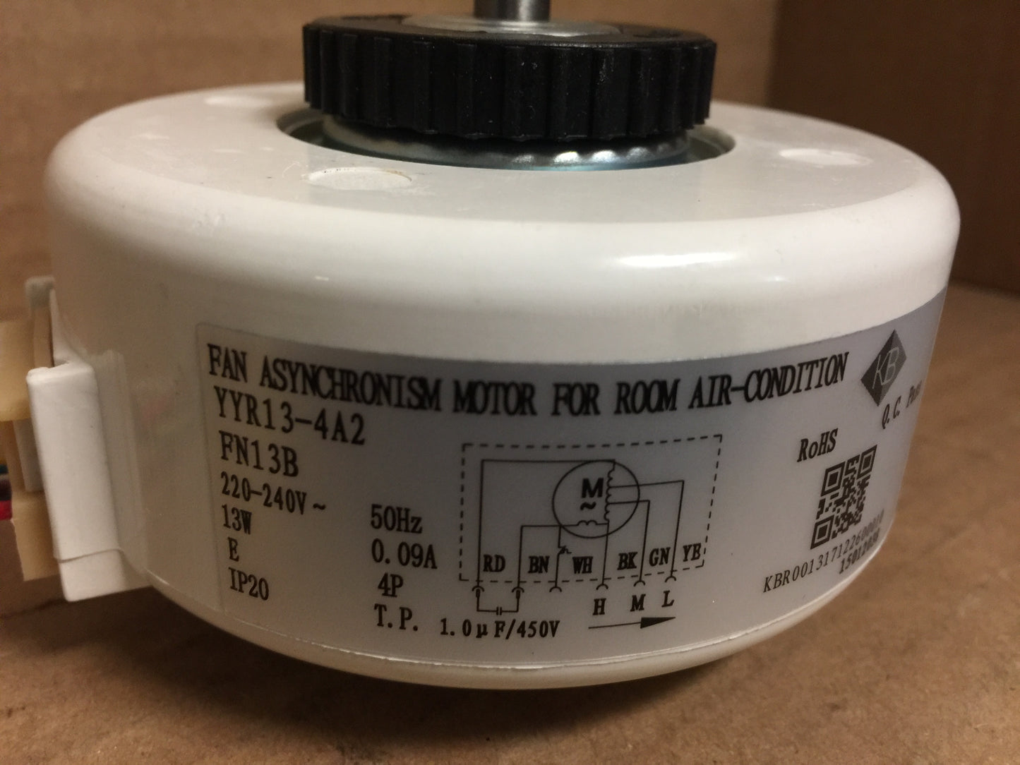 MOTOR, FN13B, FAN MOTOR, 230V, 50 HZ, 13W, AC