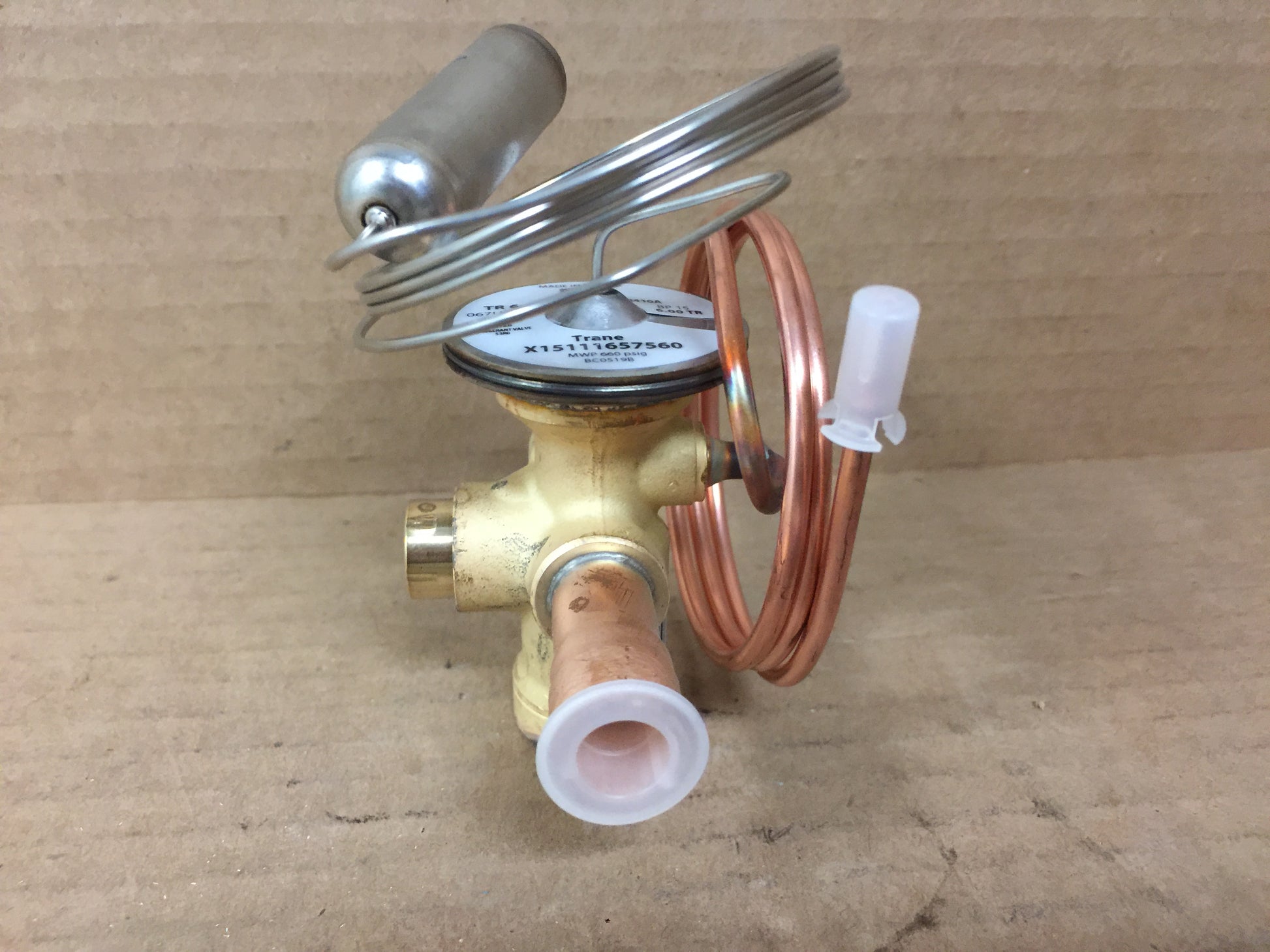 THERMAL EXPANSION VALVE; R-410A, 3/8 ODF X 1/2 ODF