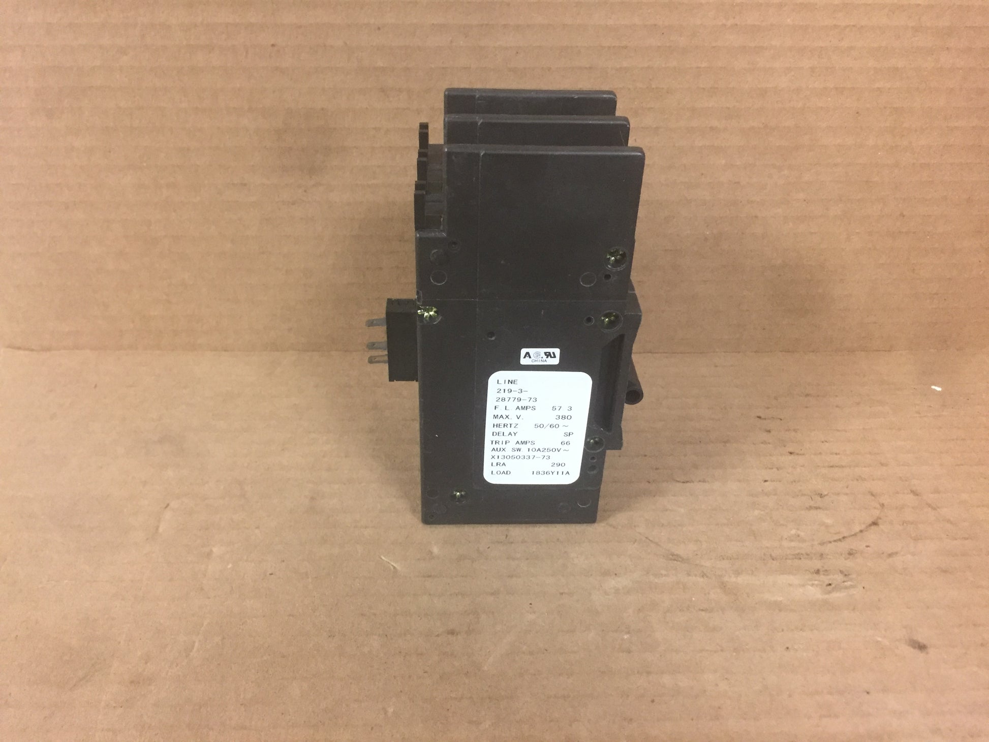 Airpax Circuit Breaker 50/60 Hz 57.3 Amps 