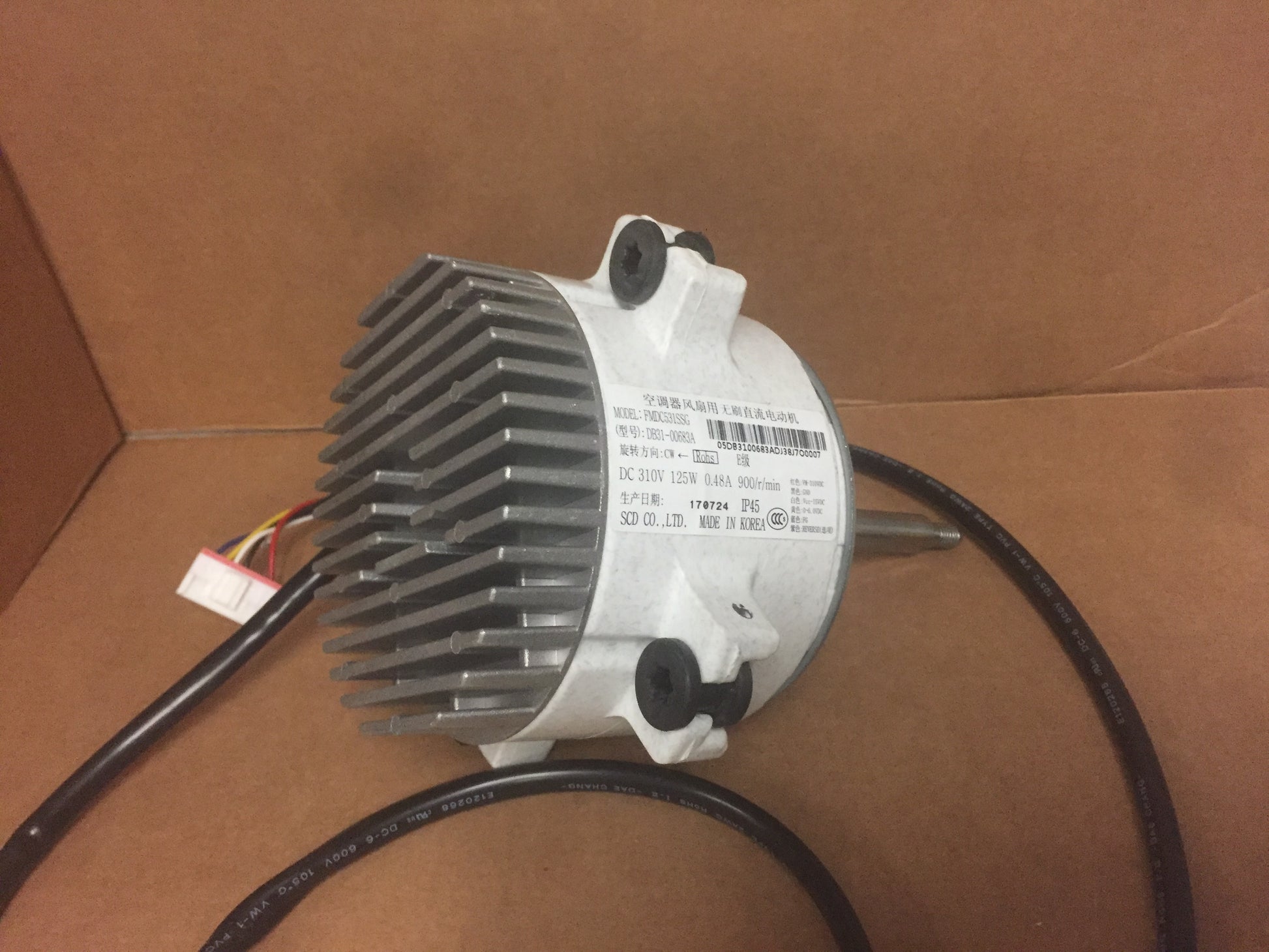 FAN MOTOR 310V 125W 0.48A 900/r/min