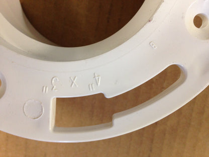 4" X 3" PLASTIC FLANGE