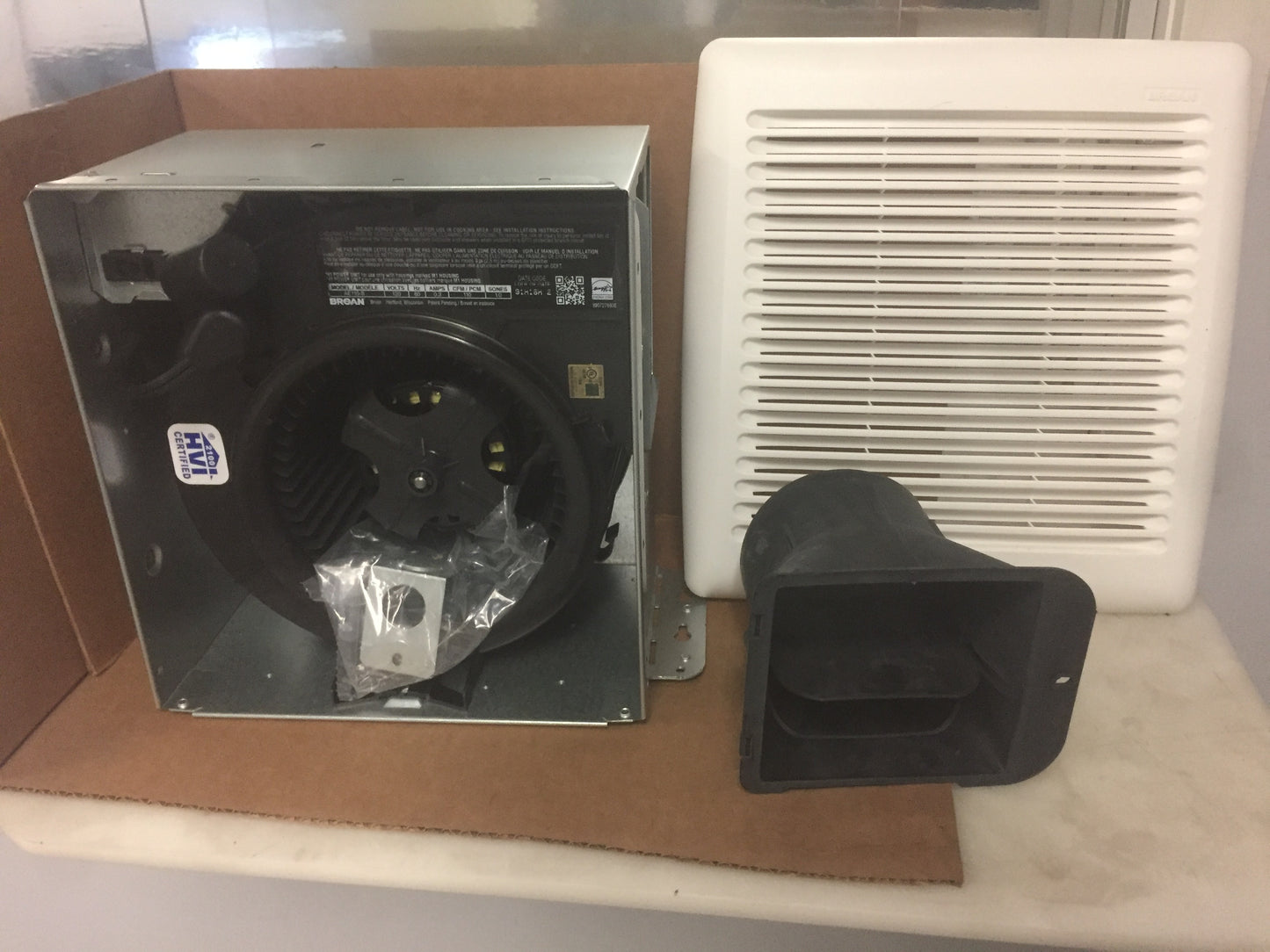 ROOMSIDE/FLEX SERIES VENTILATION FAN 110 CFM 120/60/1