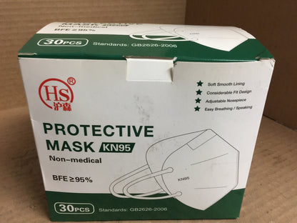 KN95 PROTECTIVE MASK; 30PK