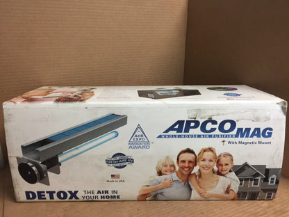 APCO MAG 11" IN-DUCT WHOLE HOUSE AIR PURIFIER W/ SINGLE LAMP; 18-32 VAC, 60HZ