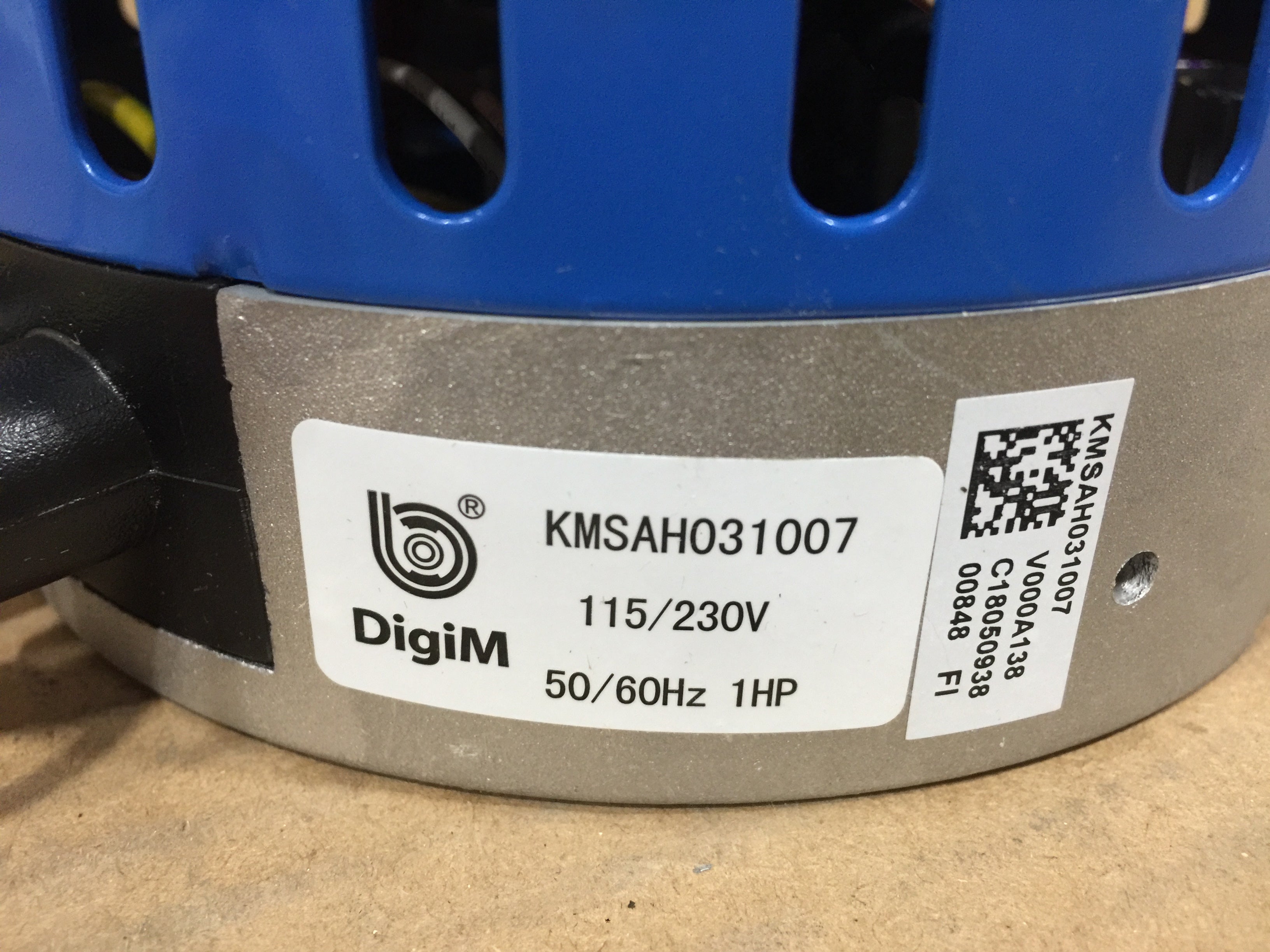 3/4-1 HP AZURE UNIVERSAL ECM DIGI BLOWER ; 115/230/50-60/1, 5