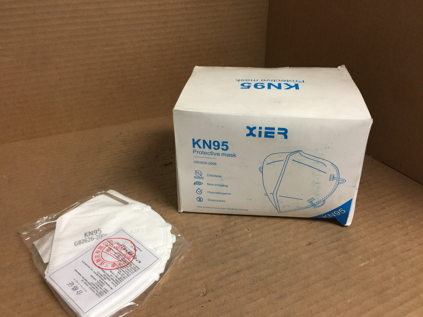 KN95 PROTECTIVE MASK; 20 PAIRS