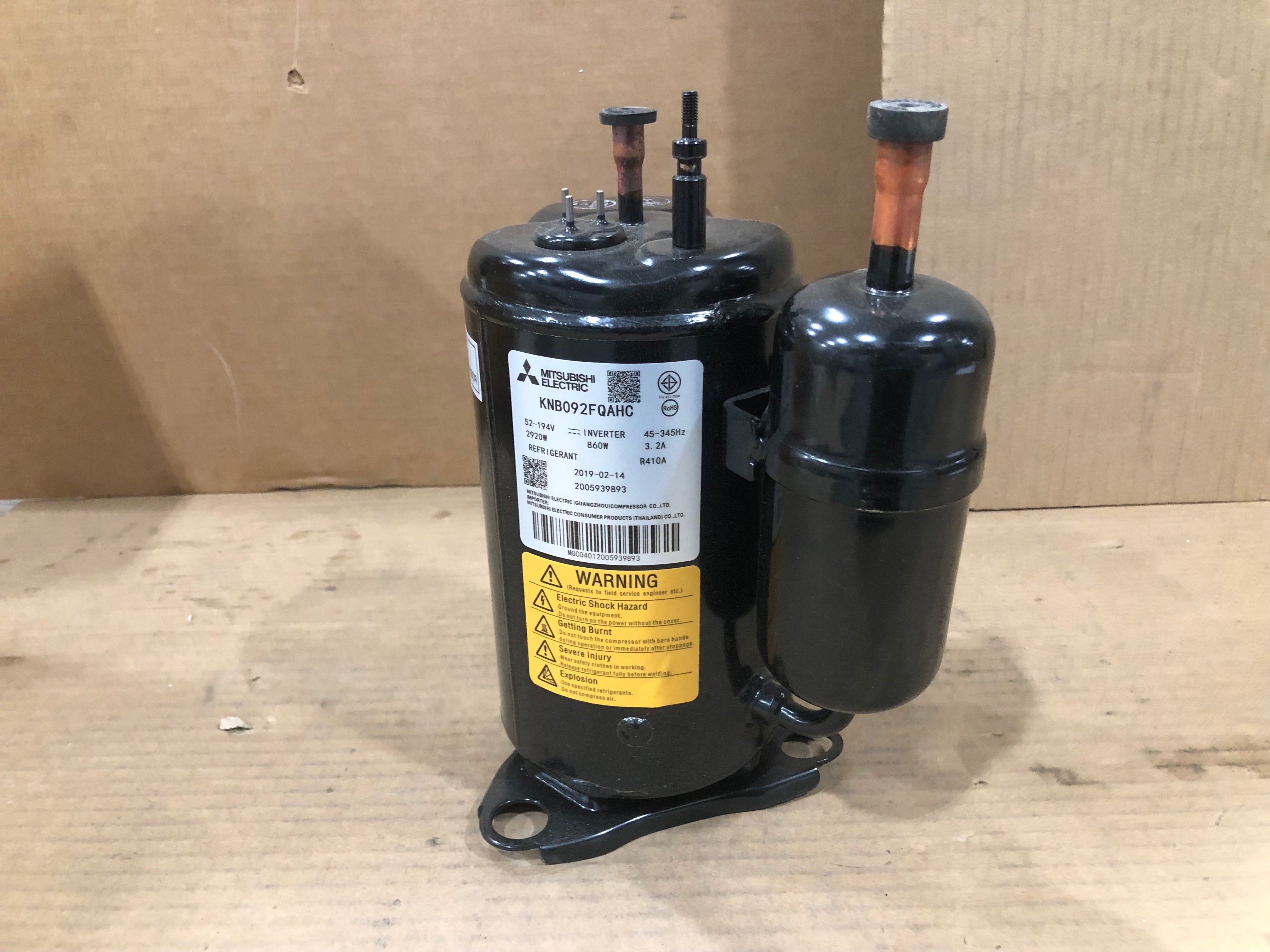 1 TON AC/HP DC INVERTER ROTARY COMPRESSOR 208-230/60/1 R-410A – Surplus ...